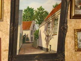 Schilderij Klapstraat  in Vreeland.