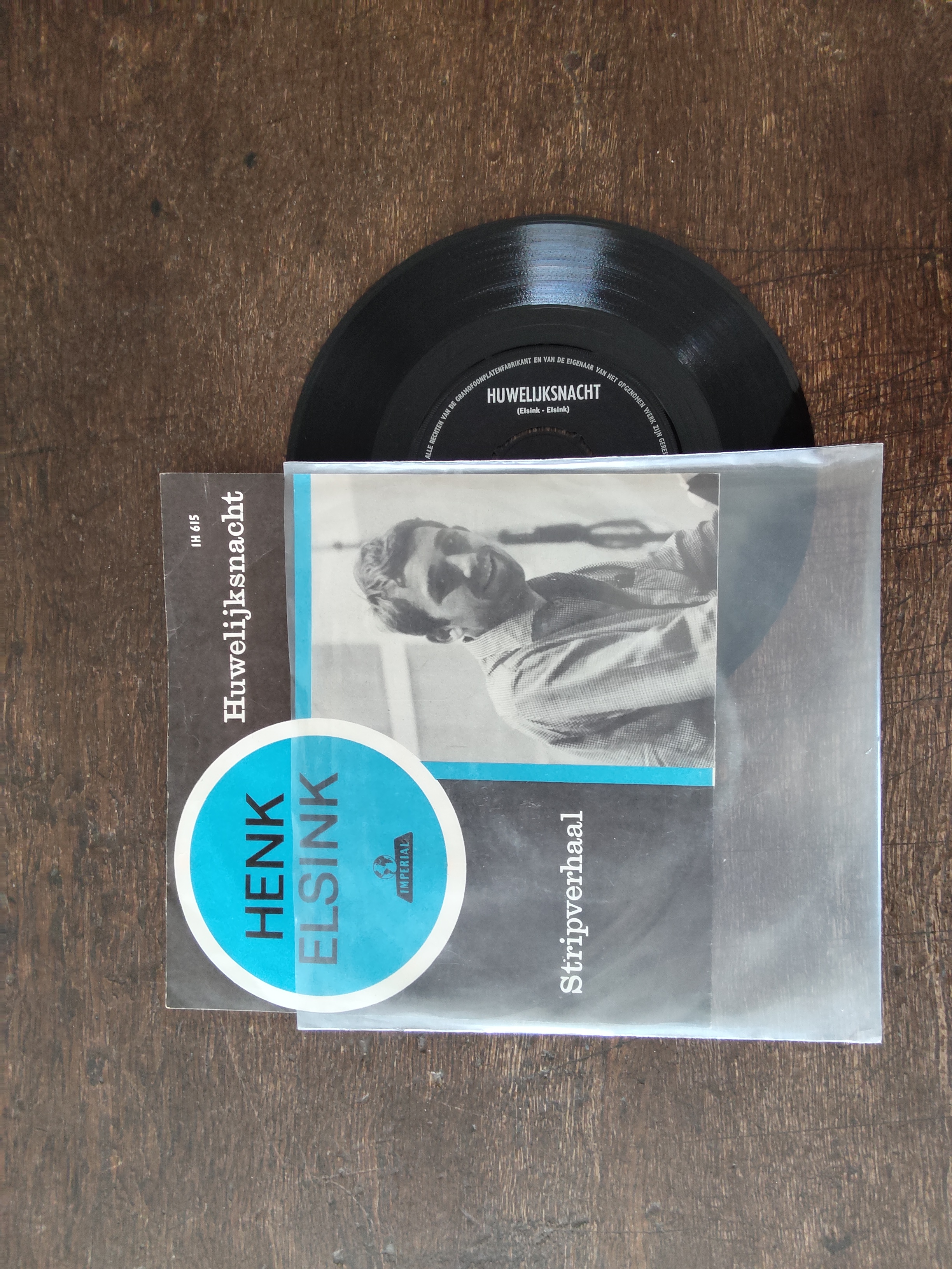 Henk Elsink met Huwelijksnacht 1965 Single nr S20256917