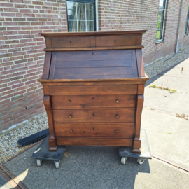 Franse antieke vruchtenhouten klepsecretaire omstreeks 1880-1890 nr B202642