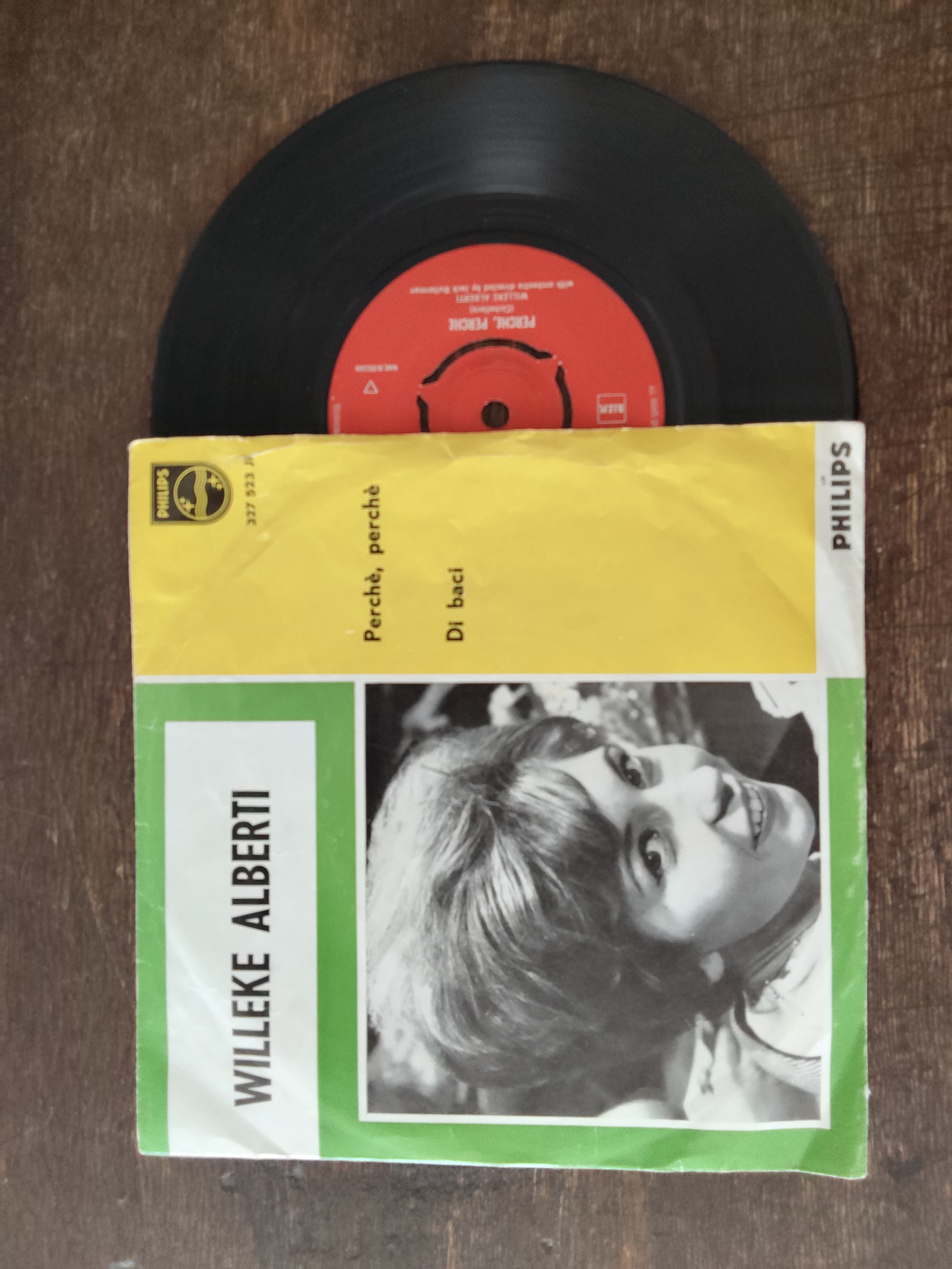 Willeke Alberti met Perche, Perche 1963 Single nr S20256916