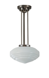 Pendel Quattro h-62cm mat nikkel met glazen bol Deco 7Q-394.00