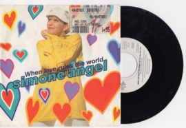 Simone Angel met When love rules the world 1991 single nr S2020193