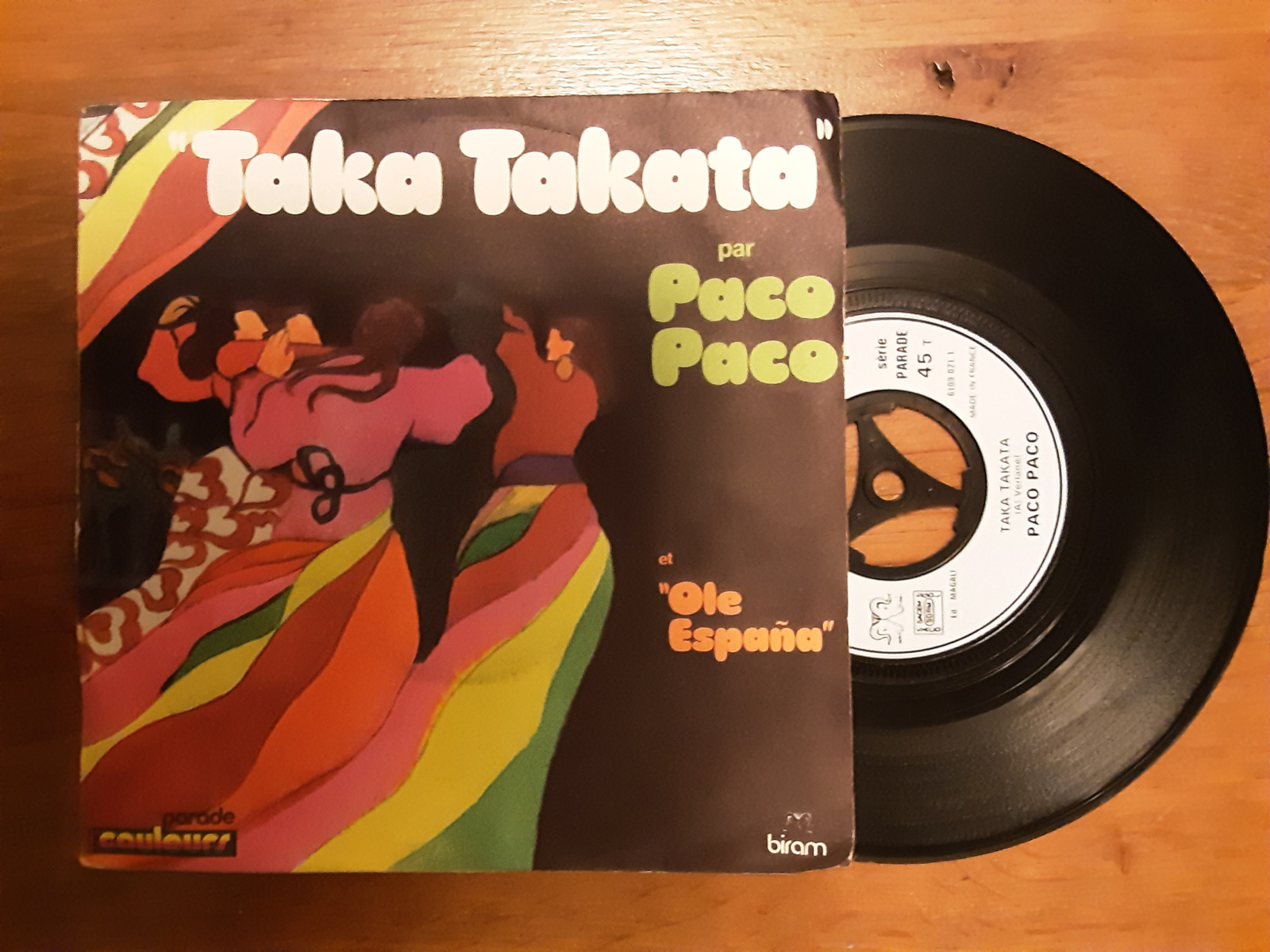 Paco paco met Taka takata 1972 Single nr S20246003