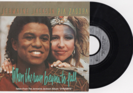 Jermaine Jackson and Pia Zadora met When the rain begins to fall 1984 Single nr S2020289