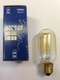 Global-Lux buislamp 40W 45x125mm E27 230V kooldraad goud nr 13-940527