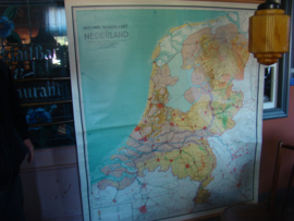 Nieuwe Wandkaart van Nederland.  VERKOCHT