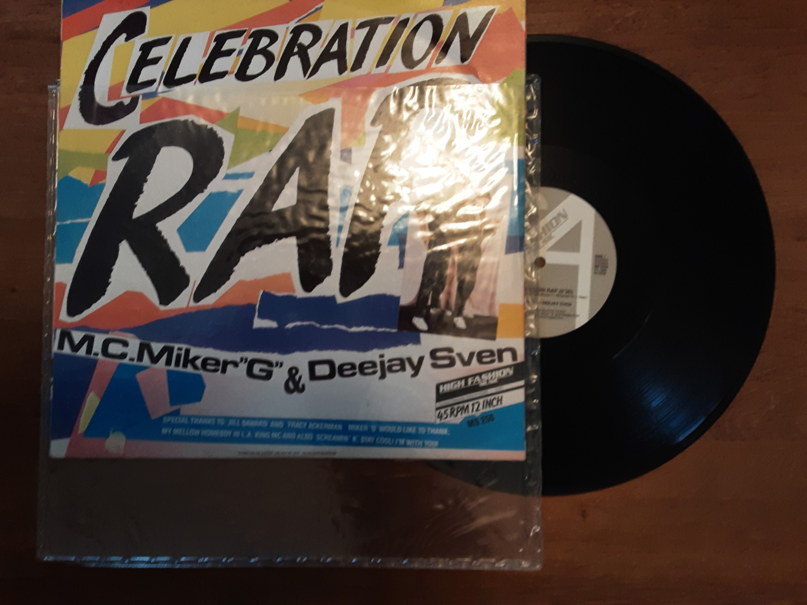 M.C. Miker "G" & Deejay Sven met Celebration rap 1986 LP maxi single nr L2024795