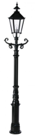 Buitenlamp combinatie mast h219cm serie Nuova nrs 1507+1515+1561