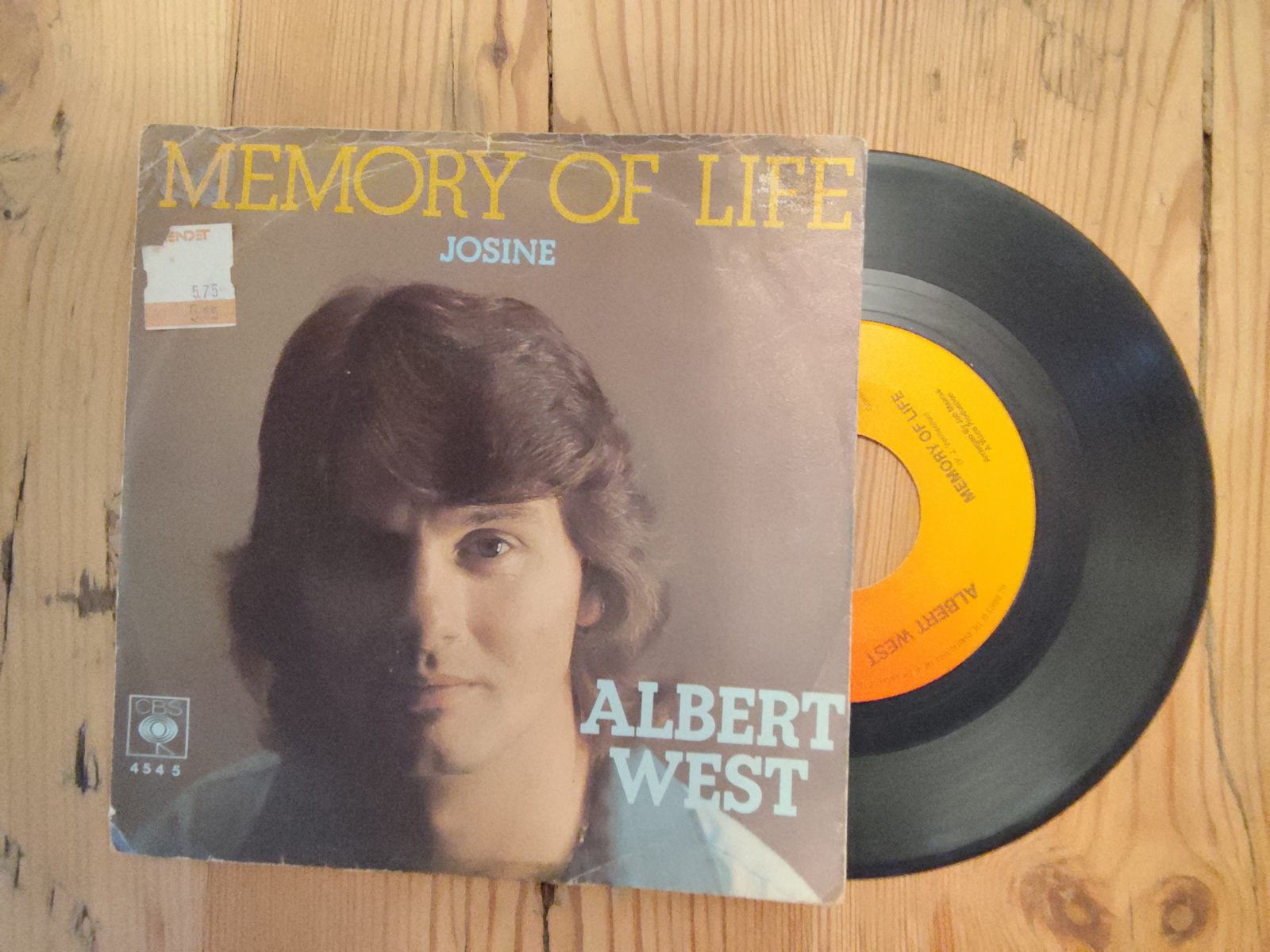 Albert West met Memory in life 1978 Singles nr S20256426