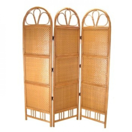 Handgevlochten kamerscherm model Argo naturel h-180cm nr argo 00