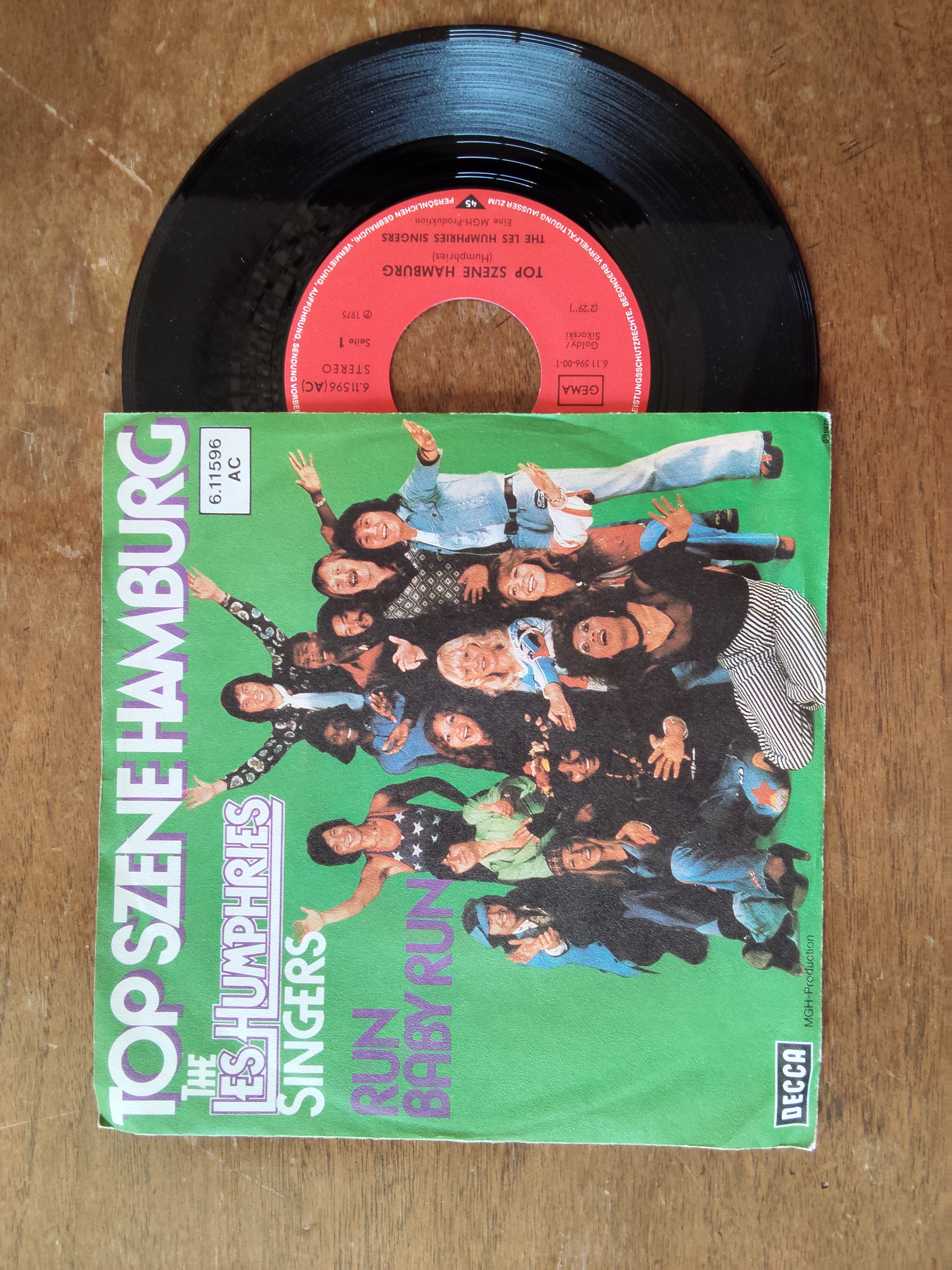 The Les Humphries Singers met Top szene Hamburg 1975 Single nr S20256975