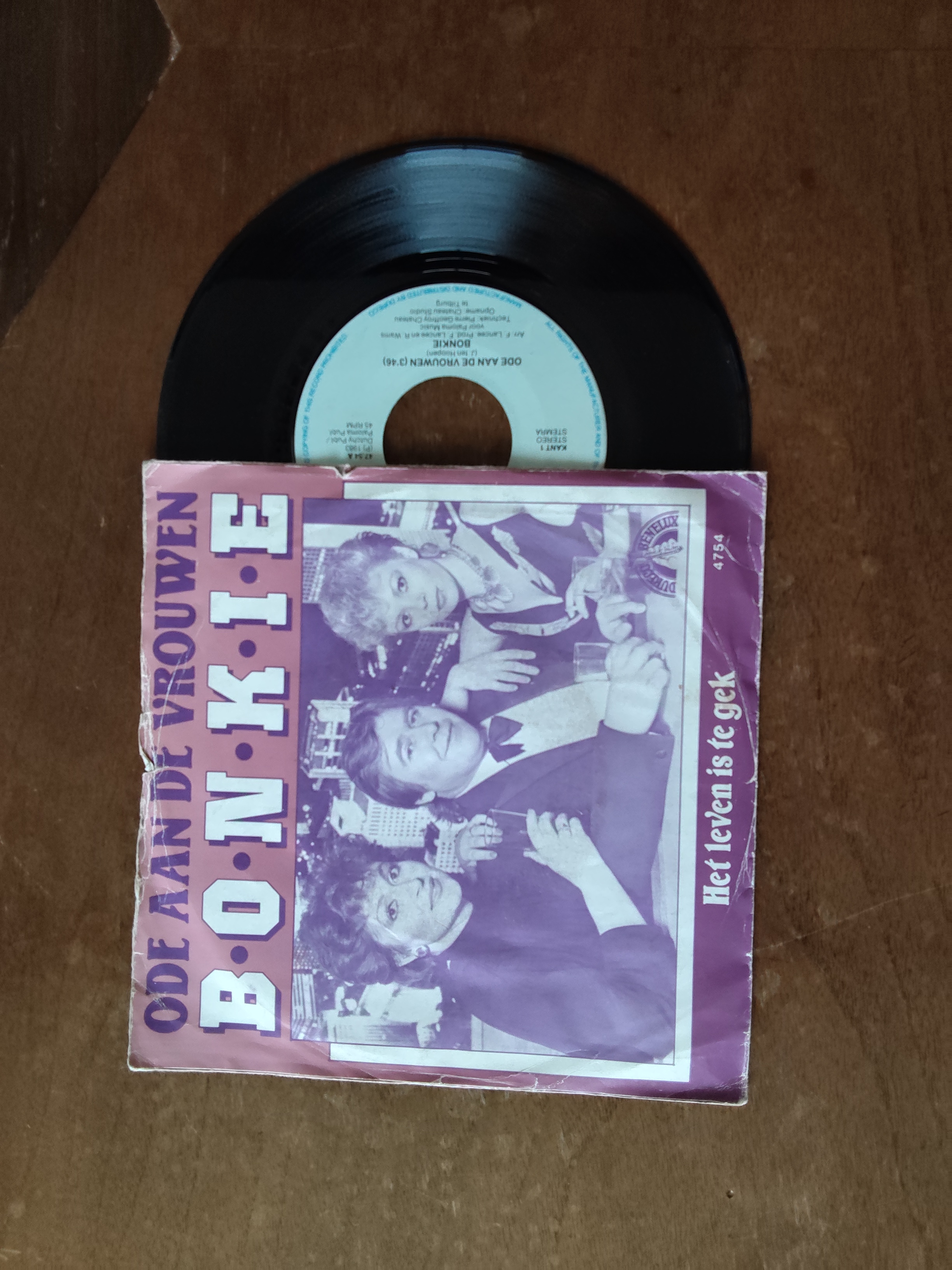 Bonnie met Ode aan de vrouwen 1983 Single nr S20256900
