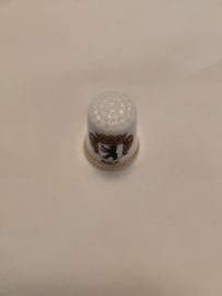 Vingerhoed porcelein opdruk Berlin 2,9cm hoog zonder doosje