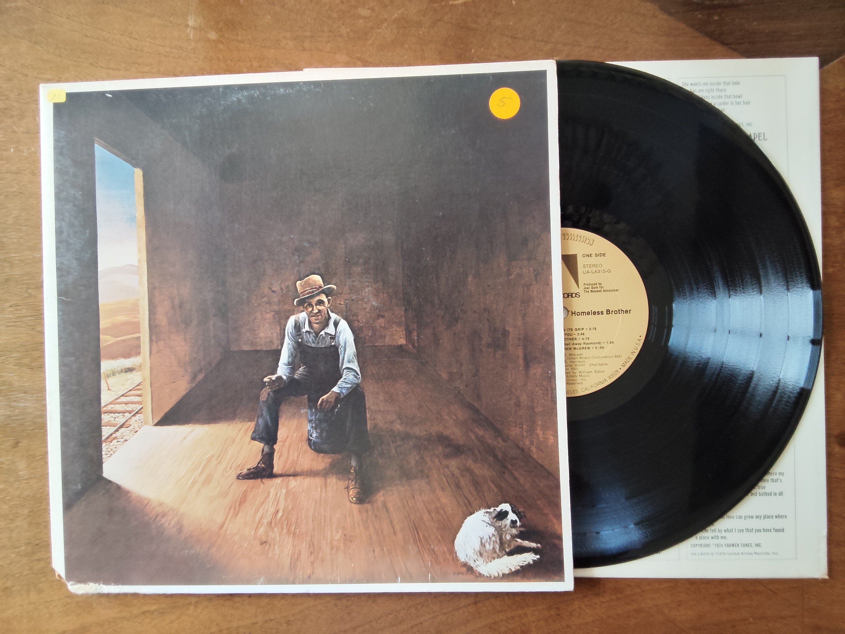 Don McLean met Homeless brother 1974 LP nr L20251373
