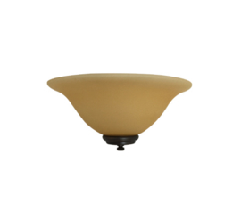 Wandlamp hoedkap mat champagne 30cm met ophanging nr H530.59 compl.