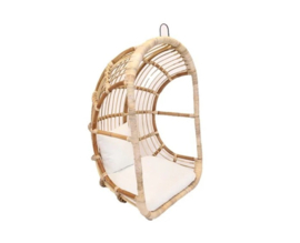 Hangstoel rotan Blond natural handgevlochten 77cmx69cmx120cm nr 302037