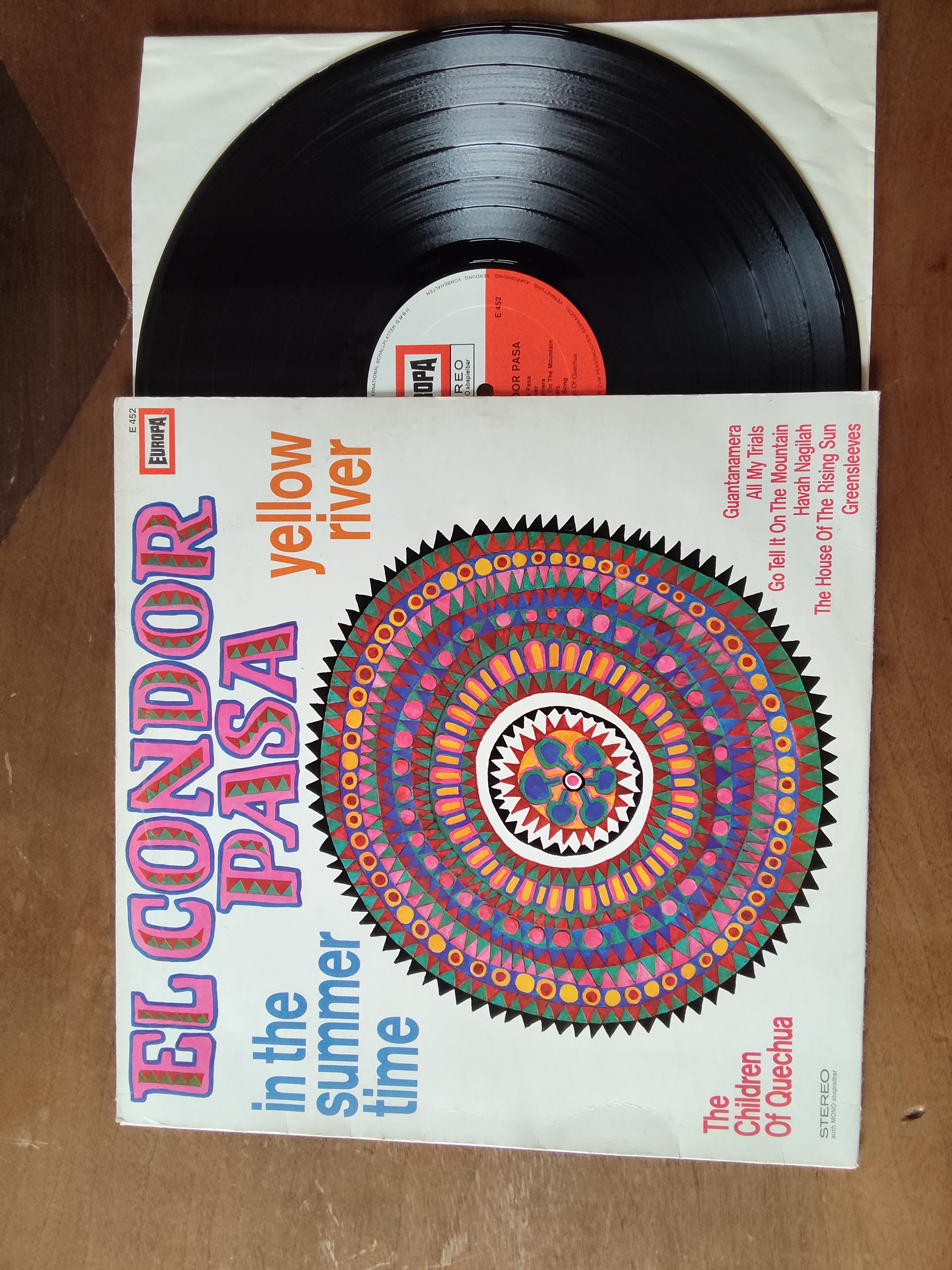 The children on Quechua met El condor pasa 1971 LP nr L20251242