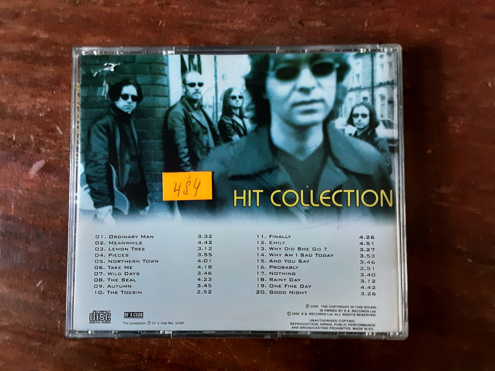 Fool' Garden met Hit collection 2000 CD nr CD2024661