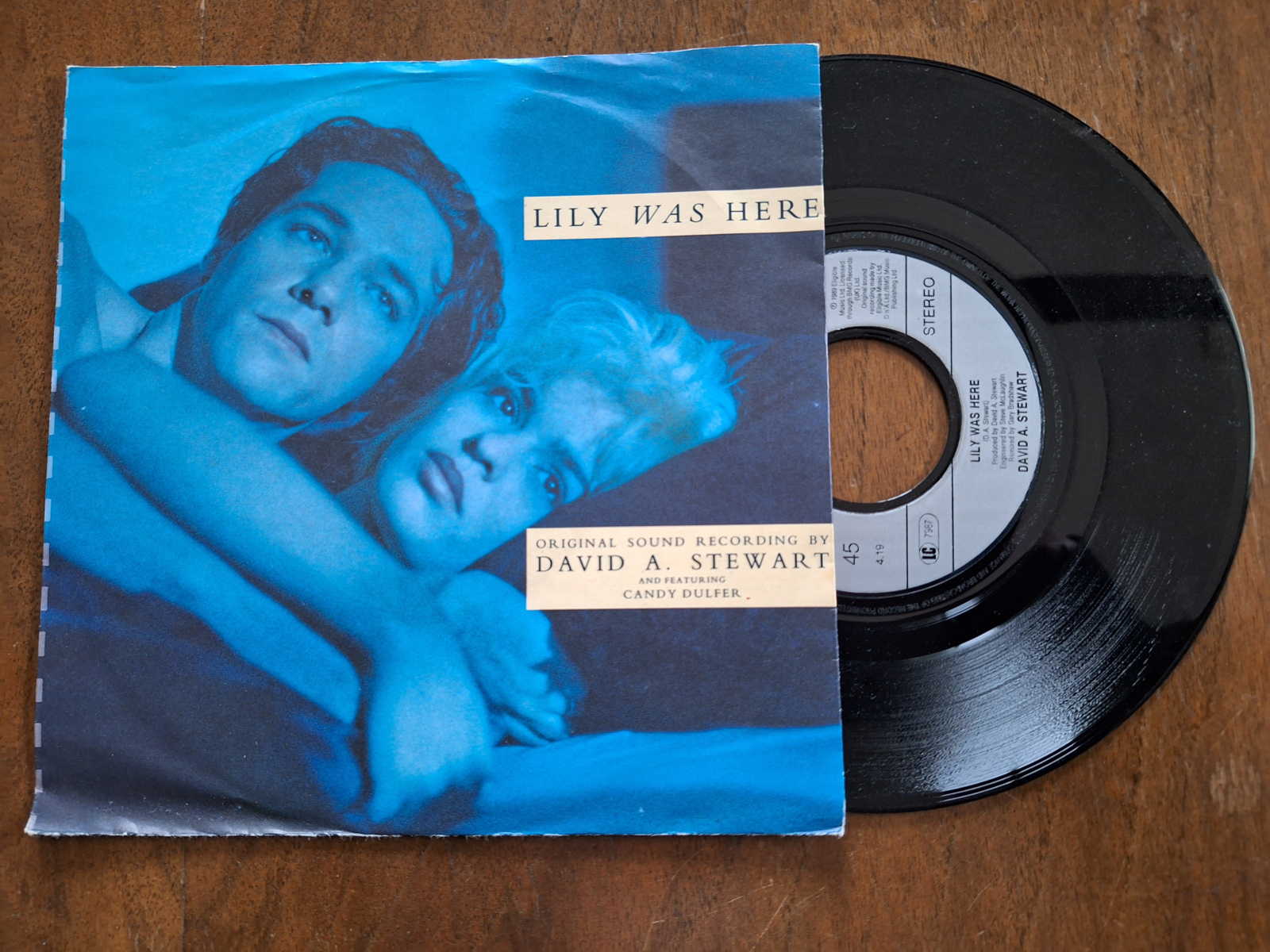 David A. Stewart Ft. Candy Dulfer met Lily was here 1989 Single nr S20233829