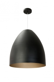 Hanglamp Porto serie Mezzo Tondo mat zwart/goud h 50cm nr 05-HL4174-3034