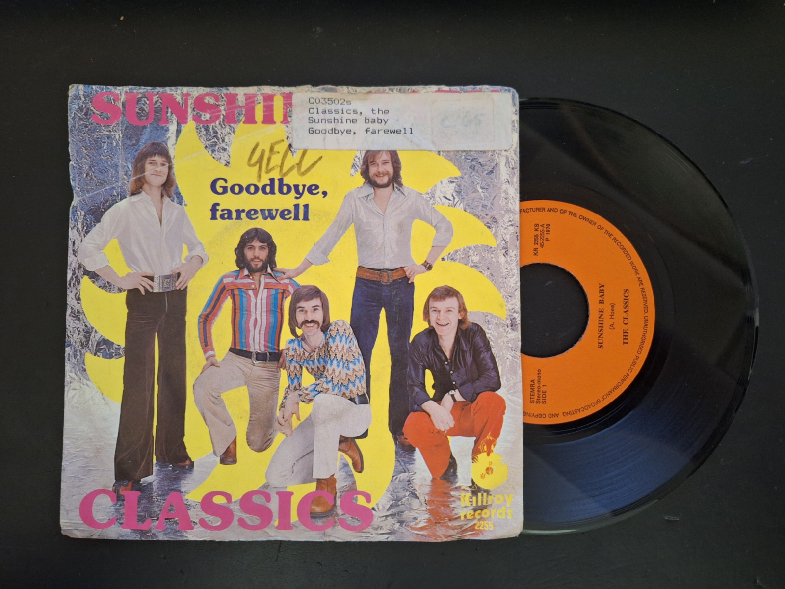 The classics met Sunchine baby 1976 Single nr S20222098