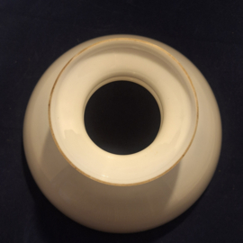 Originele opaal glans wit olielamp kap diameter 33cm