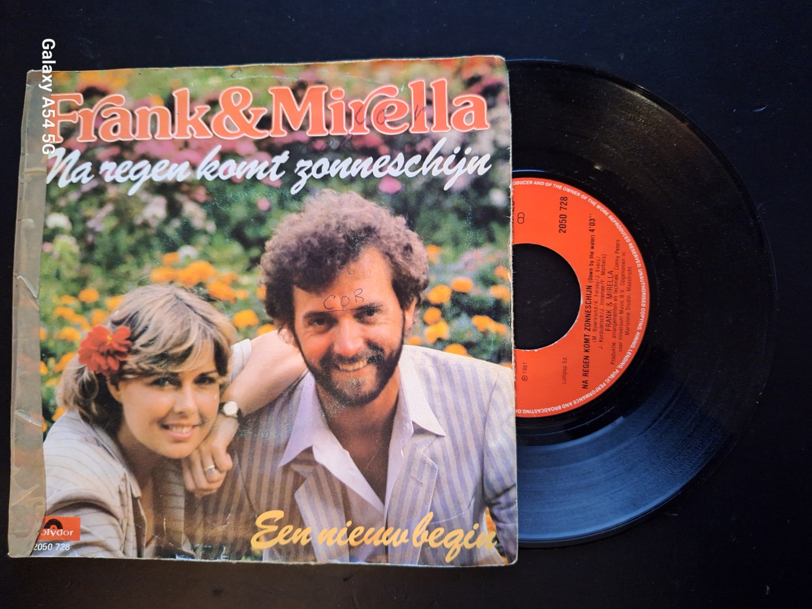 Frank & Mirella met Na regen komt zonneschijn 1981 Single nr S20221550