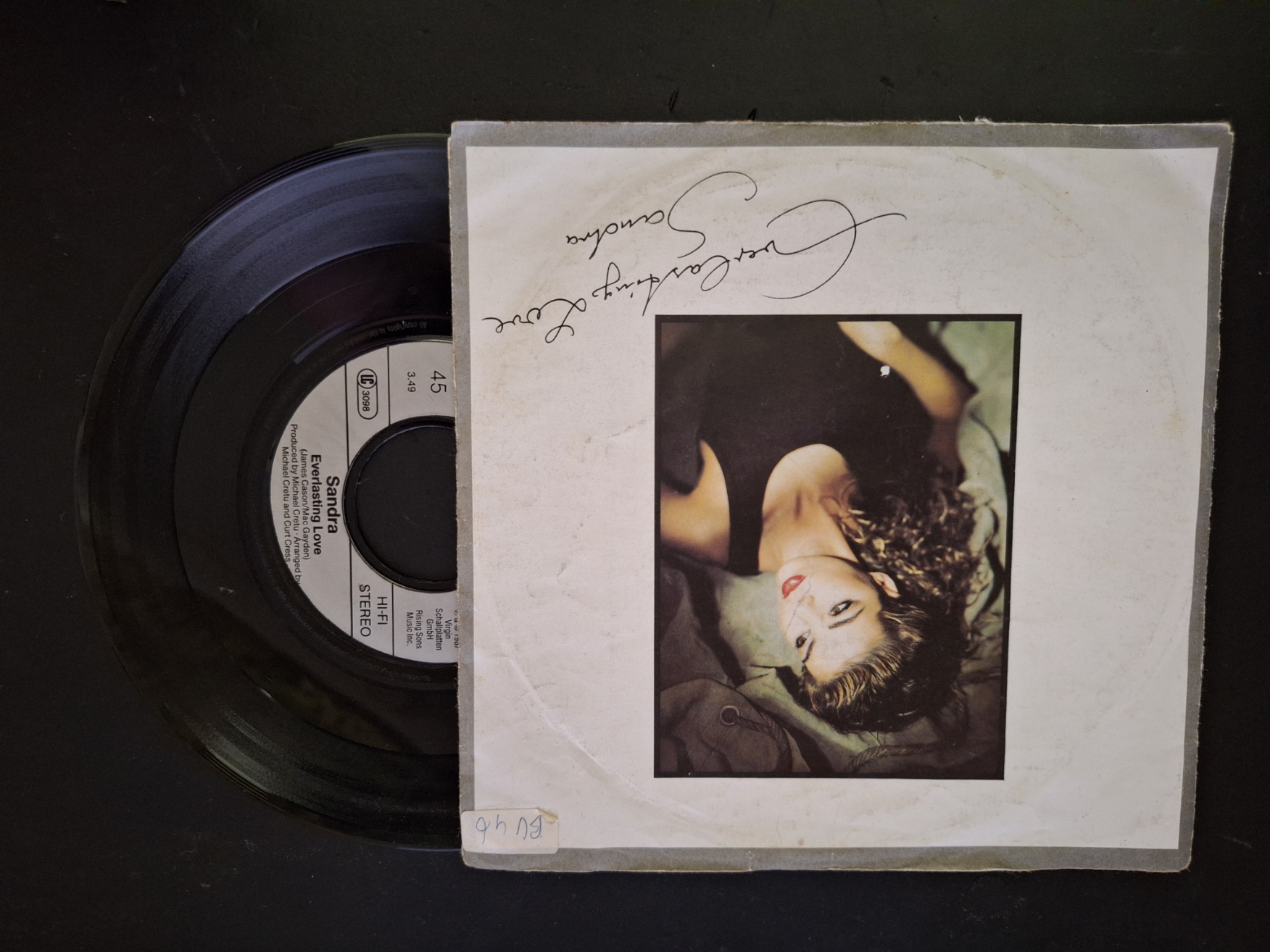 Sandra met Everlasting love 1987 Single nr S2021688