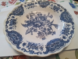 Oude en antieke blauwwitte borden Ridgway of Staffordshire England