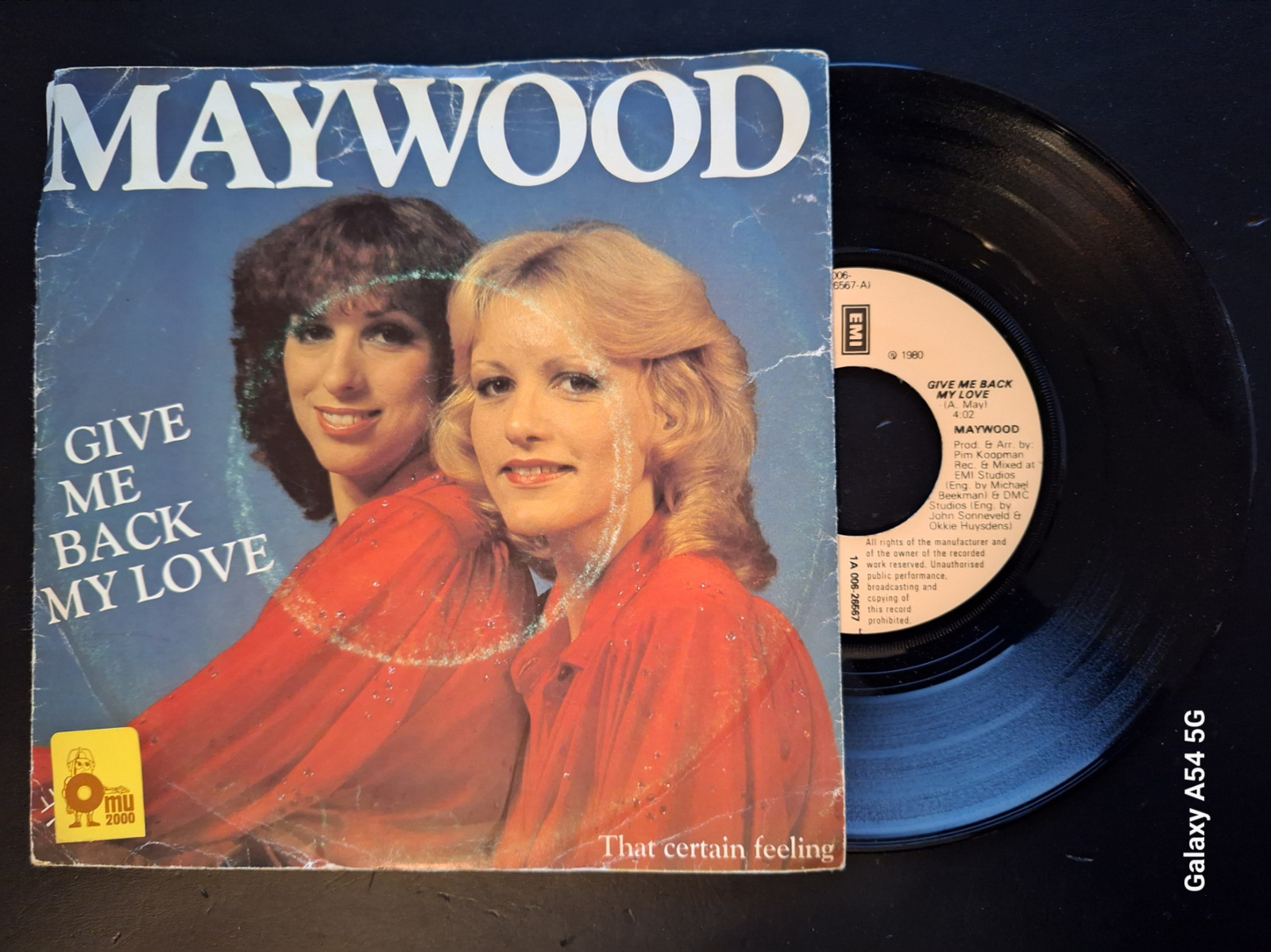 Maywood met Give me back my love 1980 Single nr S20234224