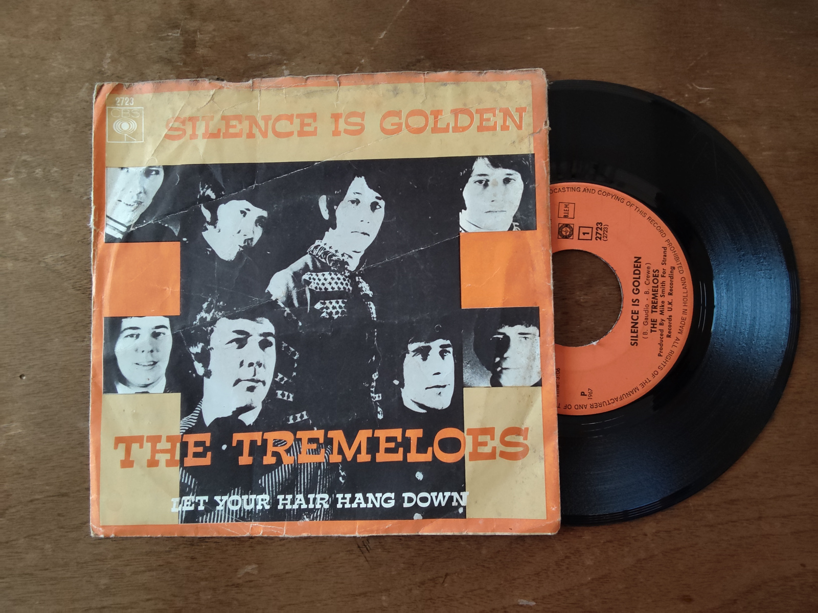 The Tremeloes met Silence is golden 1967 Single nr S20256773