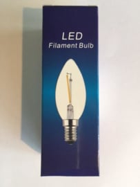 Global-Lux filament kaarslamp E14 1W15W 230V helder 2200k nr 6-183502