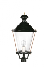 Buitenlamp lichtkop h-59cm antiek groen/koper serie Nuova nr 1591