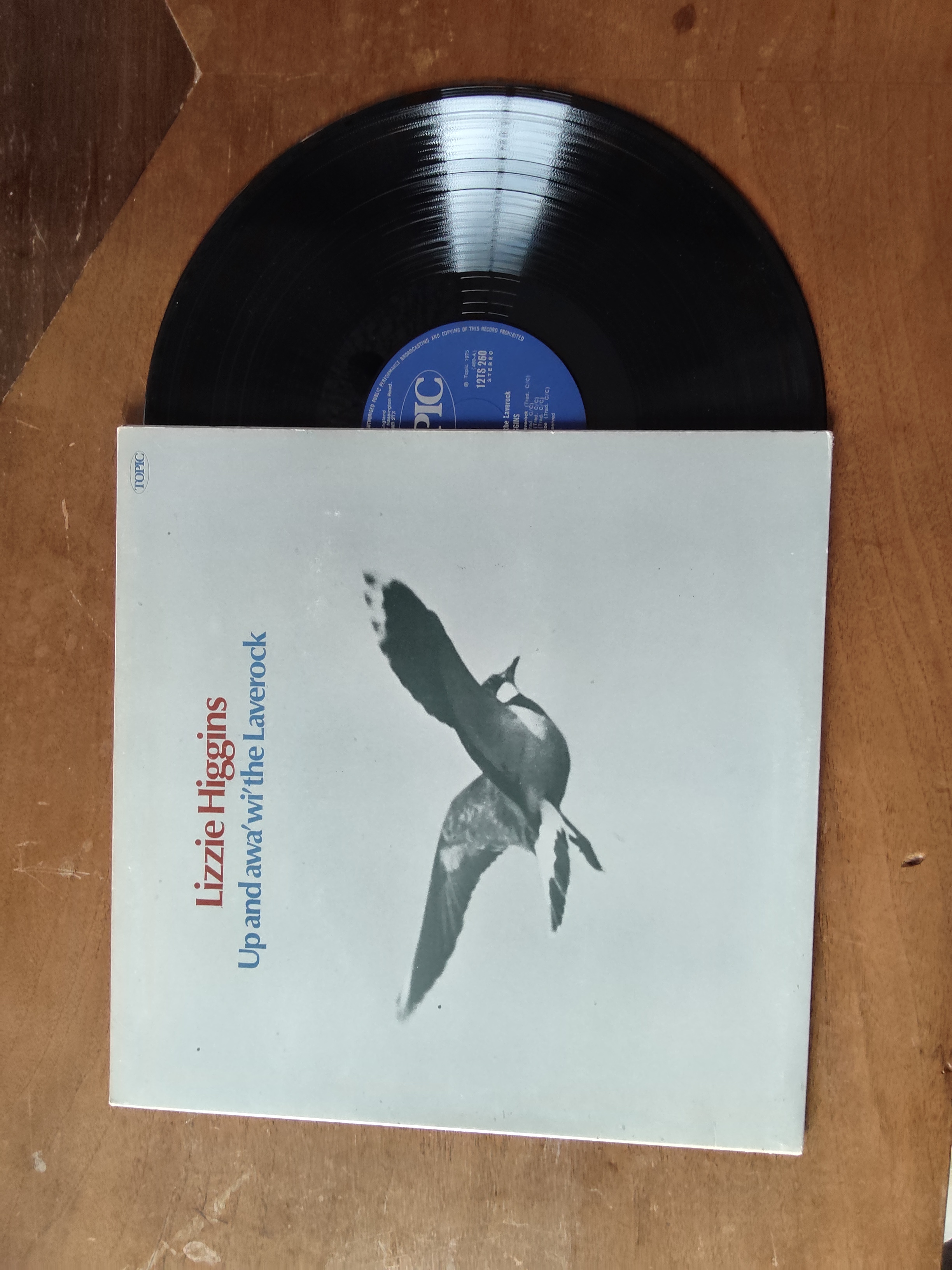 Lizzie Higgins met Up and awa' wi' the laverock 1975 LP nr L20251299