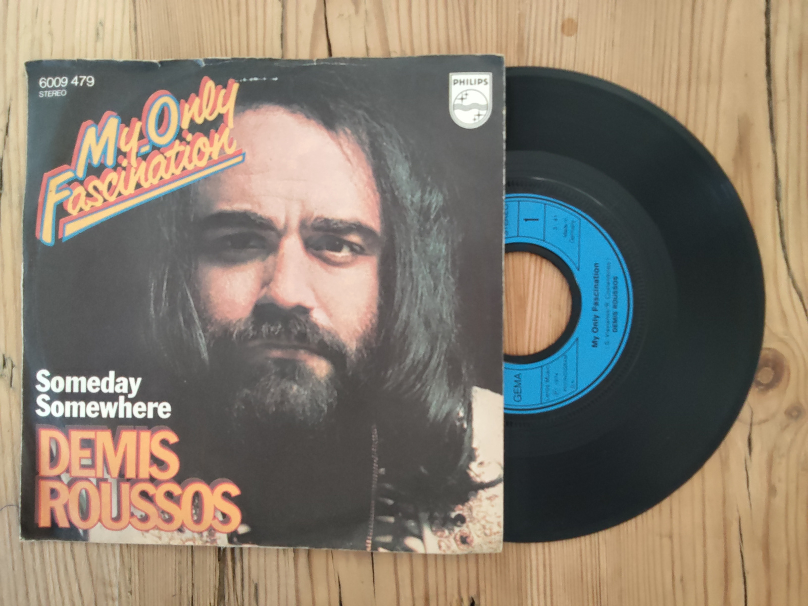 Demis Roussos met My only fascination 1974 Single nr S20256679