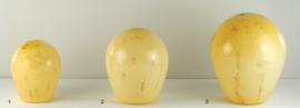 Glazen kap bolvormig model Ballon medium (2) nr: 247.60 licht gemarmerd
