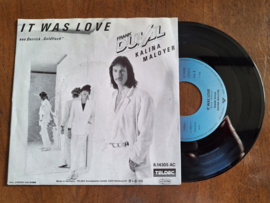 Frank Duval Karina Maloyer met It was love 1985 Single nr S20234216