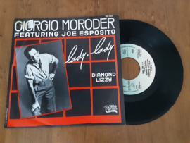 Giorgio Moroder Ft. Joe Espesito met Lady, Lady 1983 Single nr S20234354