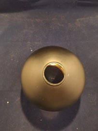 3/4 bol zwarte bovenkant goud/amber spiegelglas onder GT4 nr SP1513