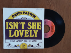 David Parton met Isn't she lovely 1976 Single nr S20245294