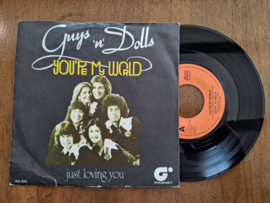 Guys 'n Dolls met You're my world 1977 Single nr S20232836