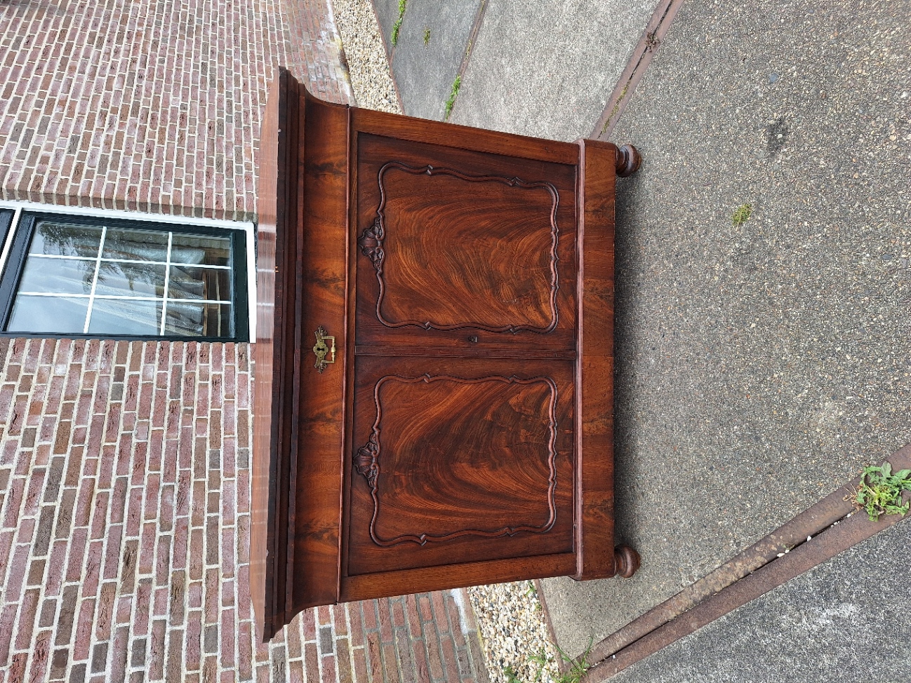 Hollands biedermeier penantkastje periode Willem III omstreeks 1850-1860 nr K202554