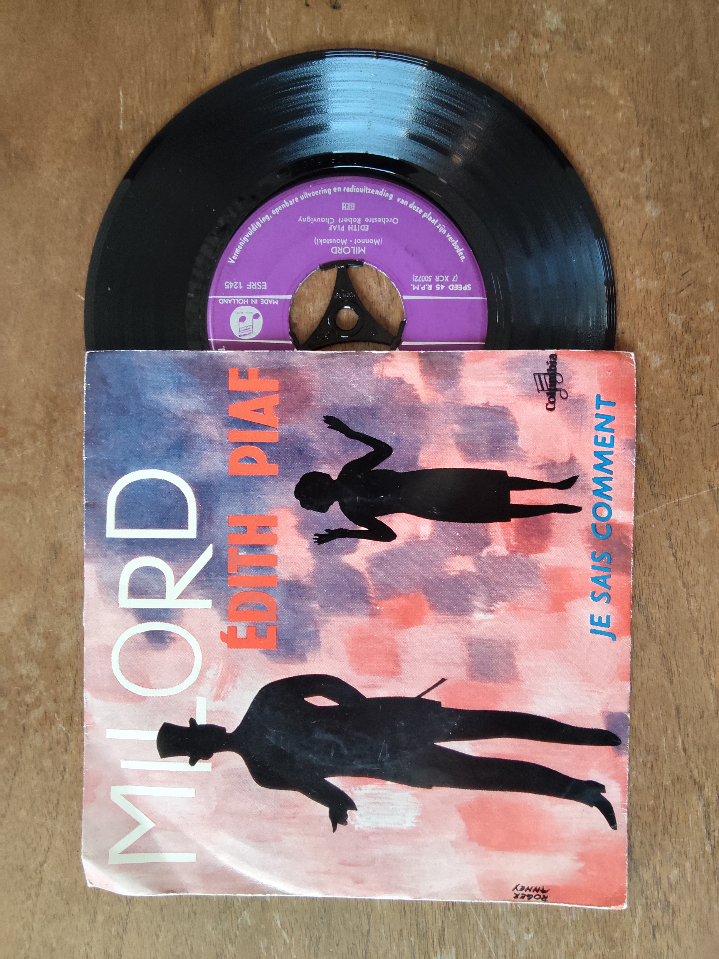 Edith Piaf met Milord 1959 Single nr S20256927