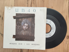 UB40 met Where did I go wrong 1988 Single nr S20256682
