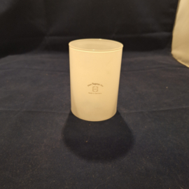 Lampenglas glaskap cilinder gesatineerd mat wit  82x115 nr A12976