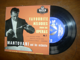 Mantovani and his Orchestra met favourite melodies from the opera 1957 Single nr S20221389