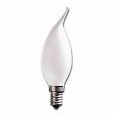 Philips kaarslamp tip mat E14 25W 230V nr: 18-3251TIPBLI (PRIJS PER 2)