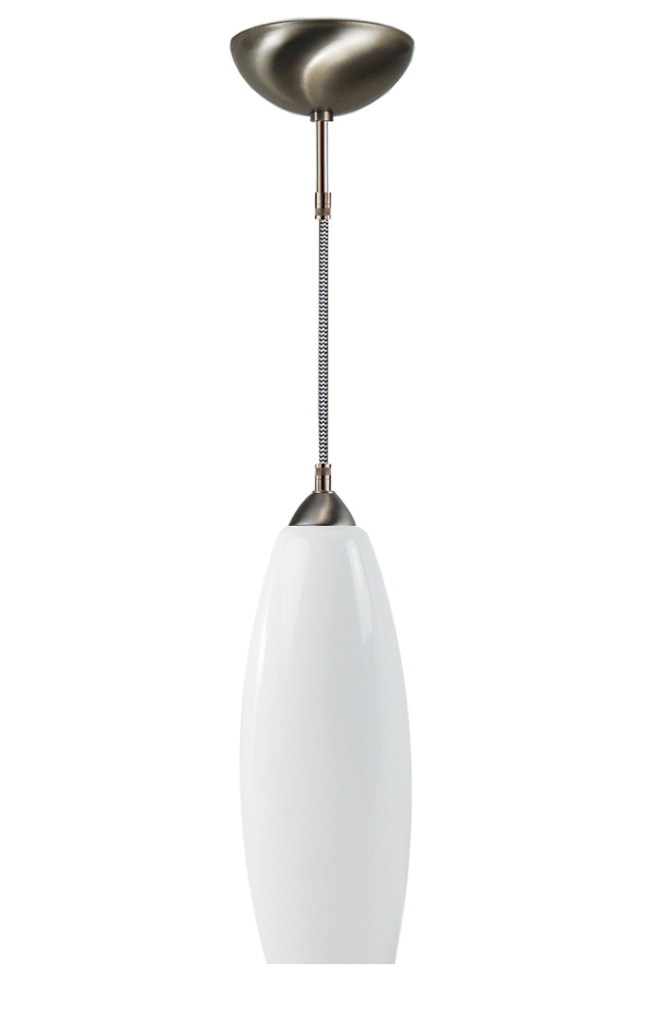 Katoensnoer pendel 150cm met cilinderkap opaal h-39cm nr 7Kr1-39.00