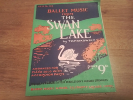 Oud muziekblad Ballet Music from the Swan Lake by Tschaikowsky.