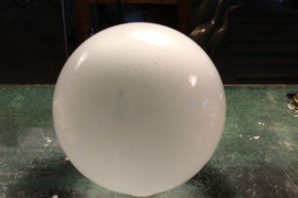 Glazen bol rond Persglas gesatineerd met bubbels  d-30 kraag 10,2cm nr 3000.11